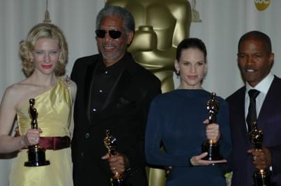 Photo: Picture of Cate Blanchett, Morgan Freeman, Hilary Swank and Jamie Foxx | 77th Annual Academy Awards 77-1288.jpg