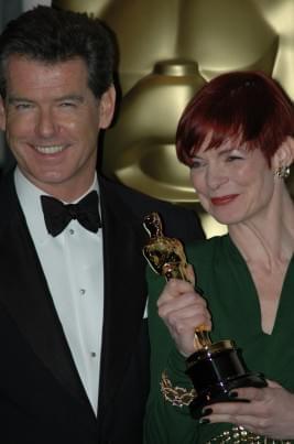 Pierce Brosnan and Sandy Powell | 77th Annual Academy Awards