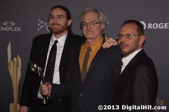 Bernard Gariepy Strobl, Claude La Haye and Daniel Bisson | 1st Canadian Screen Awards