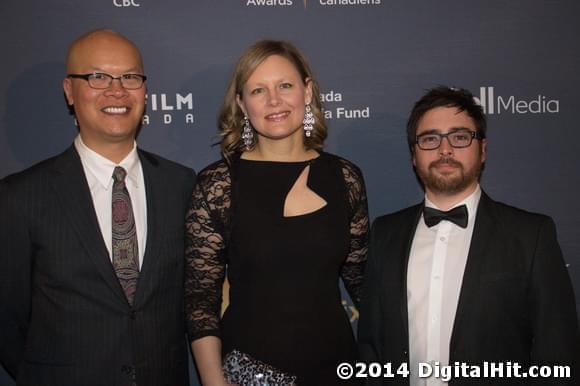 David Eng, Katarina Soukup and Dominic Turmel | Awards Gala Night One | 2nd Canadian Screen Awards