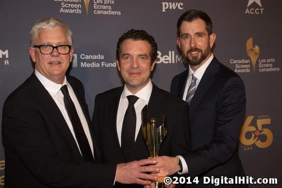 Gerald Lunz, Rick Mercer and Tom Stanley | Awards Gala Night Two | 2nd Canadian Screen Awards