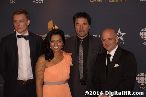 Derreck Martin, Reshmi Nair, Scott Landon and Eddy Rogo | CBC Broadcast Gala | 2nd Canadian Screen Awards