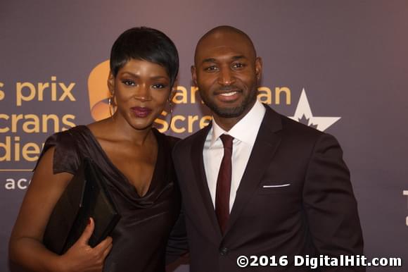 Caroline Chikezie and Adrian Holmes | 4th Canadian Screen Awards