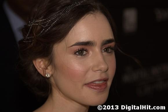 Lily Collins at The Mortal Instruments: City of Bones Toronto premiere