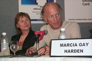 Amy Madigan and Ed Harris | Pollock press conference | 25th Toronto International Film Festival