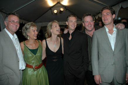 Tom Wilkinson, Diana Heartcastle, Helen Hunt, Stephen Campbell Moore, Mike Barker and Mark Umbers | A Good Woman premiere | 29th Toronto International Film Festival