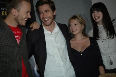 Photo: Picture of Heath Ledger, Jake Gyllenhaal, Michelle Williams and Anne Hathaway | Brokeback Mountain press conference | 30th Toronto International Film Festival tiff05-3-c-0563.jpg