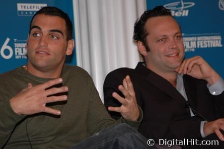 Photo: Picture of Bret Ernst and Vince Vaughn | Vince Vaughn's Wild West Comedy Show: 30 Days & 30 Nights - Hollywood to the Heartland press conference | 31st Toronto International Film Festival tiff06c-d3-0370.jpg