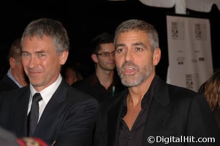 Tony Gilroy and George Clooney | Michael Clayton premiere | 32nd Toronto International Film Festival