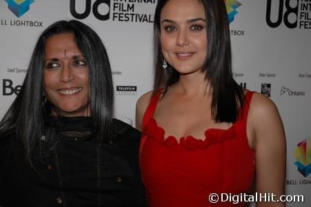 Deepa Mehta and Preity Zinta | Heaven on Earth premiere | 33rd Toronto International Film Festival