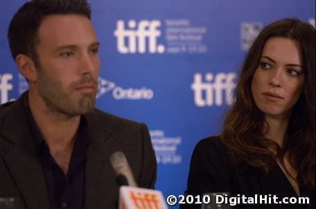 Photo: Picture of Ben Affleck and Rebecca Hall | The Town press conference | 35th Toronto International Film Festival tiff2010-d2c-0059.jpg