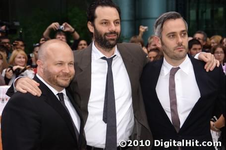 Gareth Unwin, Emile Sherman and Iain Canning at The King’s Speech premiere | 35th Toronto International Film Festival