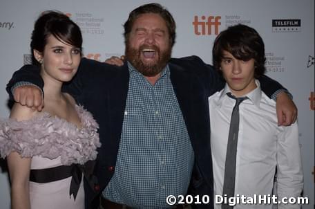 Emma Roberts, Zach Galifianakis and Keir Gilchrist | It’s Kind of a Funny Story premiere | 35th Toronto International Film Festival