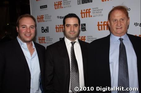 David Thwaites, Brad Fischer and Mike Medavoy | Black Swan premiere | 35th Toronto International Film Festival