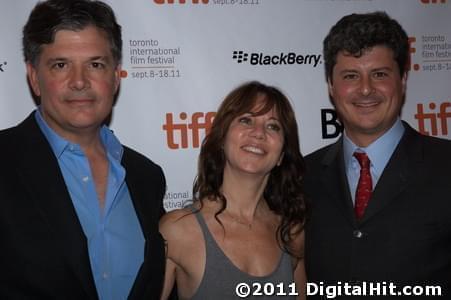 Dean Vanech, Leslie Urdang and Anthony Bregman at The Oranges premiere | 36th Toronto International Film Festival