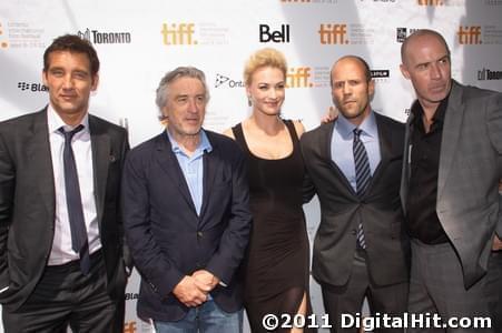 Clive Owen, Robert De Niro, Yvonne Strahovski, Jason Statham and Gary McKendry | Killer Elite premiere | 36th Toronto International Film Festival