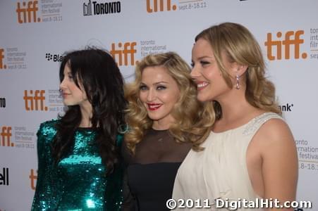Photo: Picture of Andrea Riseborough, Madonna and Abbie Cornish | W.E. premiere | 36th Toronto International Film Festival TIFF2011-5i-0100.jpg