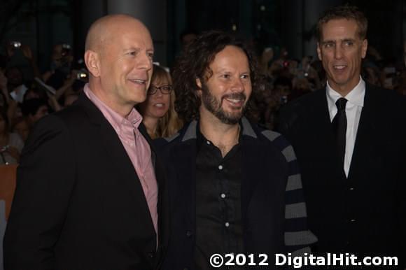 Photo: Picture of Bruce Willis, Ram Bergman and James D. Stern | Looper premiere | 37th Toronto International Film Festival TIFF2012-d1i-0073.jpg