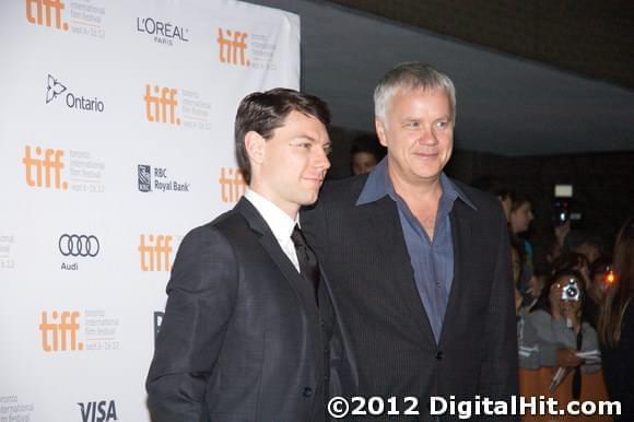 Patrick Fugit and Tim Robbins | Thanks for Sharing premiere | 37th Toronto International Film Festival