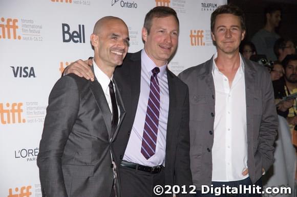Photo: Picture of Bill Migliore, Stuart Blumberg and Edward Norton | Thanks for Sharing premiere | 37th Toronto International Film Festival TIFF2012-d3c-1131.jpg