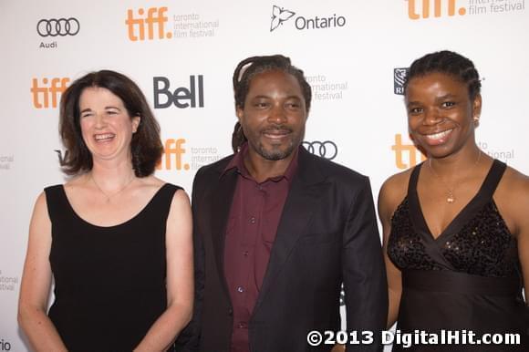 Andrea Calderwood, Biyi Bandele and Yewande Sadiku | Half of a Yellow Sun premiere | 38th Toronto International Film Festival