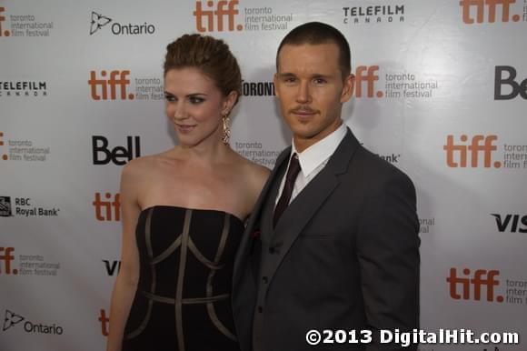 Sara Canning and Ryan Kwanten at The Right Kind of Wrong premiere | 38th Toronto International Film Festival