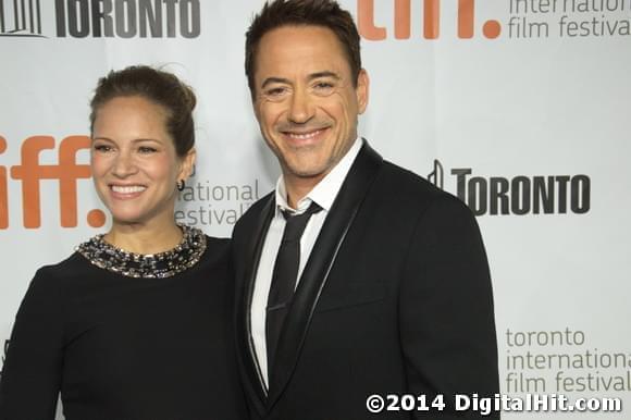 Susan Downey and Robert Downey Jr. at The Judge premiere | 39th Toronto International Film Festival