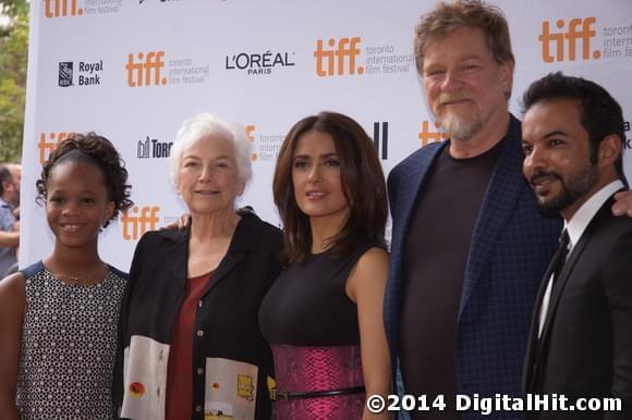 Photo: Picture of Quvenzhané Wallis, Joan C. Gratz, Salma Hayek, Roger Allers and Mohammed Saeed Harib | Kahlil Gibran's The Prophet premiere | 39th Toronto International Film Festival TIFF2014-d3c-0079.jpg