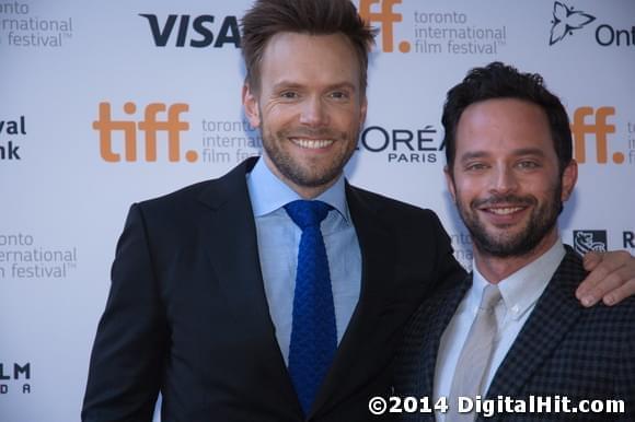Joel McHale and Nick Kroll | Adult Beginners premiere | 39th Toronto International Film Festival
