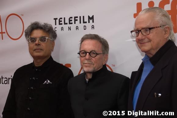Hussain Amarshi, David Hamilton and Anthony Hickson | Beeba Boys premiere | 40th Toronto International Film Festival