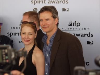Patricia Clarkson & Campbell Scott  |  18th Independent Spirit Awards | DigitalHit.com ©2003 Digital Hit Entertainment Inc. Photographer:Ian Evans All rights reserved.