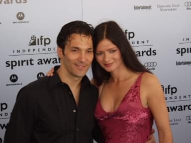 Paolo Mastropietro & Jill Hennessy  |  18th Independent Spirit Awards | DigitalHit.com ©2003 Digital Hit Entertainment Inc. Photographer:Ian Evans All rights reserved.
