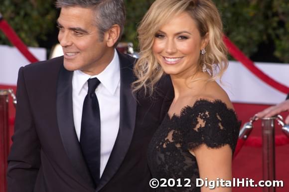 Photo: Picture of George Clooney and Stacy Keibler | 18th Annual Screen Actors Guild Awards 18th-SAG-Awards-0317.jpg