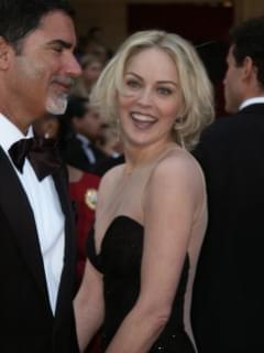 Phil Bronstein and Sharon Stone | 74th Annual Academy Awards