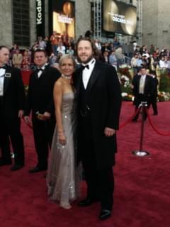 Danielle Spencer and Russell Crowe | 74th Annual Academy Awards