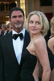 Phil Bronstein and Sharon Stone | 74th Annual Academy Awards