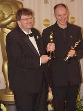Michael Moore and Michael Donovan | 75th Annual Academy Awards