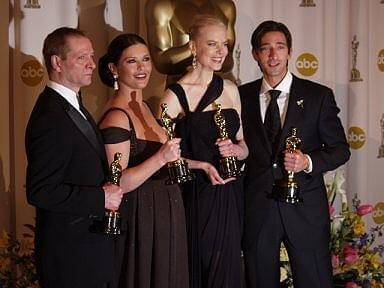 Chris Cooper, Catherine Zeta-Jones, Nicole Kidman and Adrien Brody | 75th Annual Academy Awards