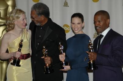 Photo: Picture of Cate Blanchett, Morgan Freeman, Hilary Swank and Jamie Foxx | 77th Annual Academy Awards 77-1275.jpg
