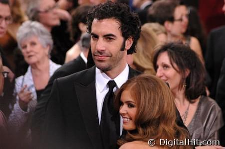 Sacha Baron Cohen and Isla Fisher | 79th Annual Academy Awards
