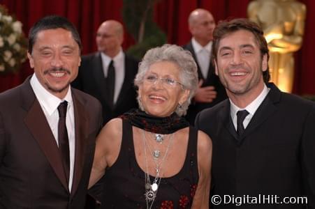 Carlos Bardem, Pilar Bardem and Javier Bardem | 80th Annual Academy Awards