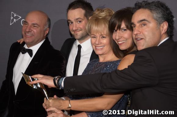 Kevin O’Leary, Mike Armitage, Arlene Dickinson, Lisa Gabriele and Bruce Croxon | 1st Canadian Screen Awards