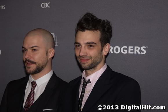 Marc-Andre Grondin and Jay Baruchel | 1st Canadian Screen Awards