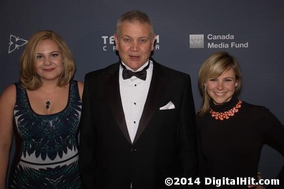 Chloe Van Keeken, Frank Van Keeken and Rachael Schaefer | Awards Gala Night One | 2nd Canadian Screen Awards