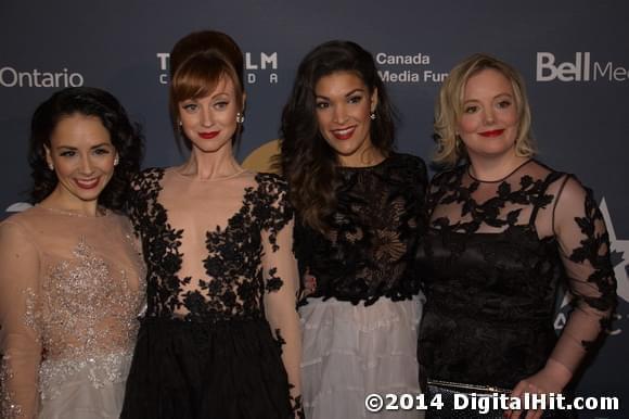 Jovanna Huguet, Fiona Vroom, Paula Giroday and Michelle Ouellet | Awards Gala Night One | 2nd Canadian Screen Awards