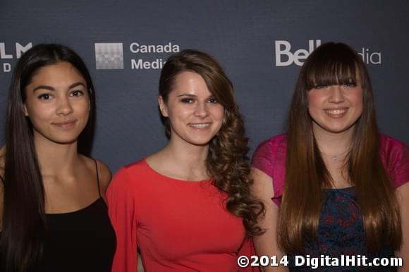 Madison Cheeatow, Elena Gorgevska and Marlee Maslove | Awards Gala Night One | 2nd Canadian Screen Awards