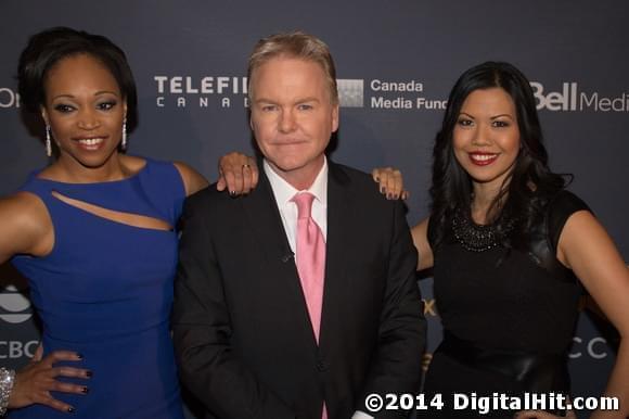 Tracy Moore, Tom Hayes and Melanie Ng | Awards Gala Night One | 2nd Canadian Screen Awards