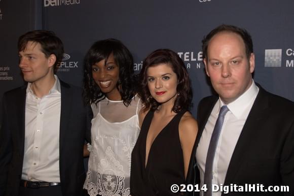 Gregory Smith, Enuka Okuma, Priscilla Faia and Matt Gordon | Awards Gala Night Two | 2nd Canadian Screen Awards