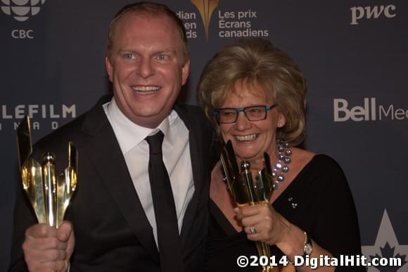 Stefan Brogren and Linda Schuyler | Awards Gala Night Two | 2nd Canadian Screen Awards