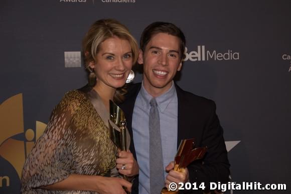 Natalie Lisinska and Jordan Gavaris | Awards Gala Night Two | 2nd Canadian Screen Awards